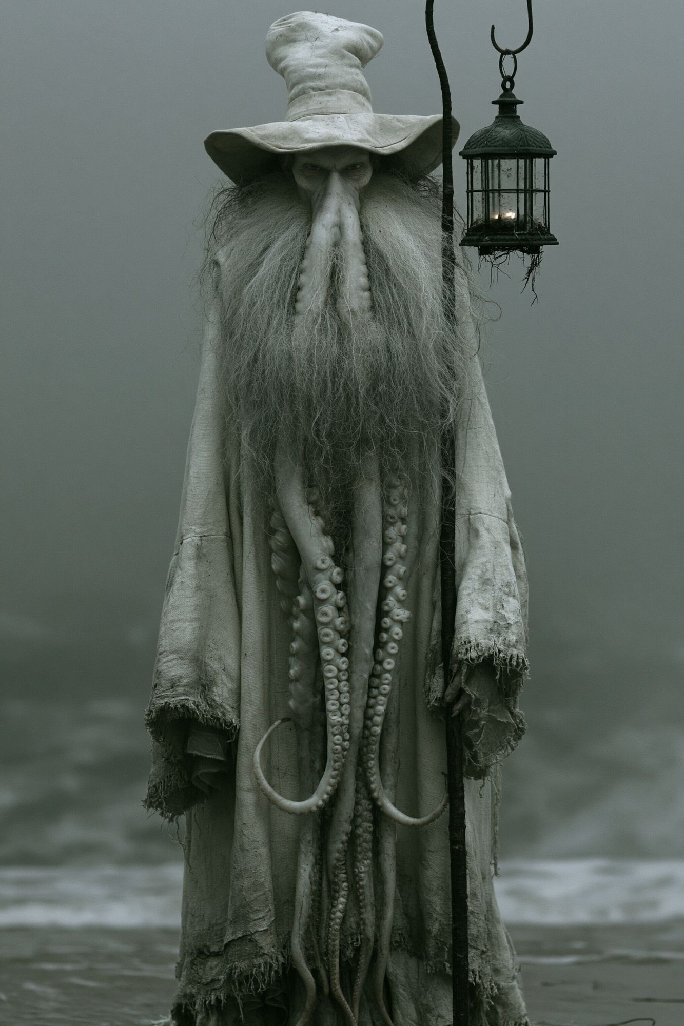 Cthulhu Wizard Fantasy Poster. poster detail