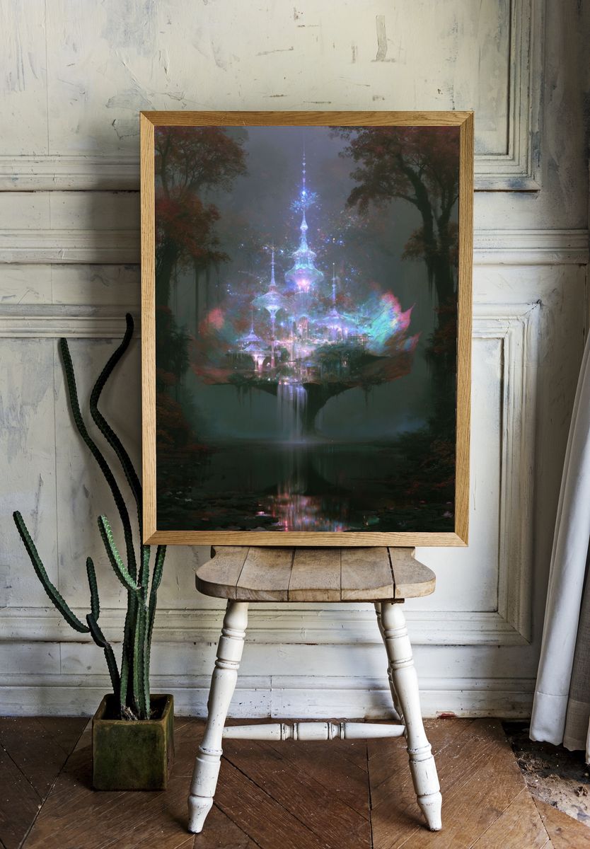 Enchanted Crystal Palace Print. room preview
