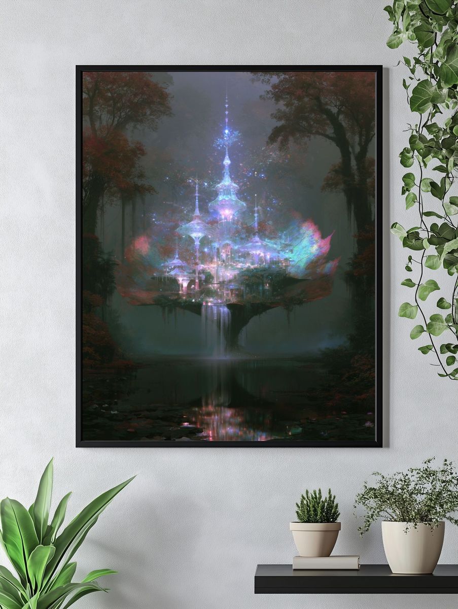 Enchanted Crystal Palace Print. — room view 4