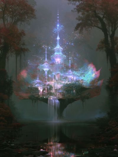 Enchanted Crystal Palace Print.