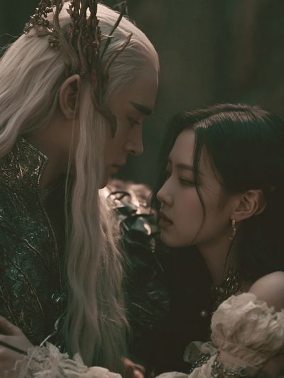 Fantasy Lovers Portrait Poster.