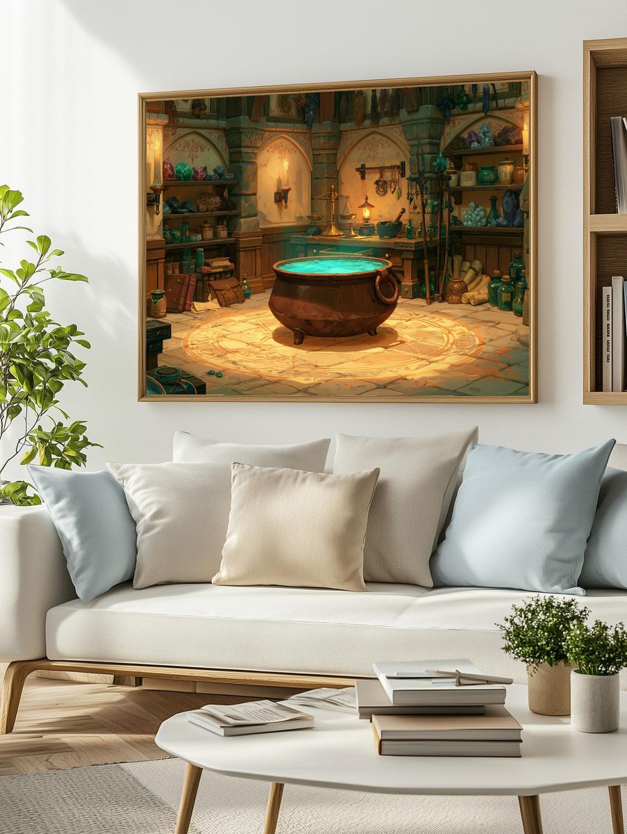 Enchanted Alchemy Workshop Poster. — room view 2