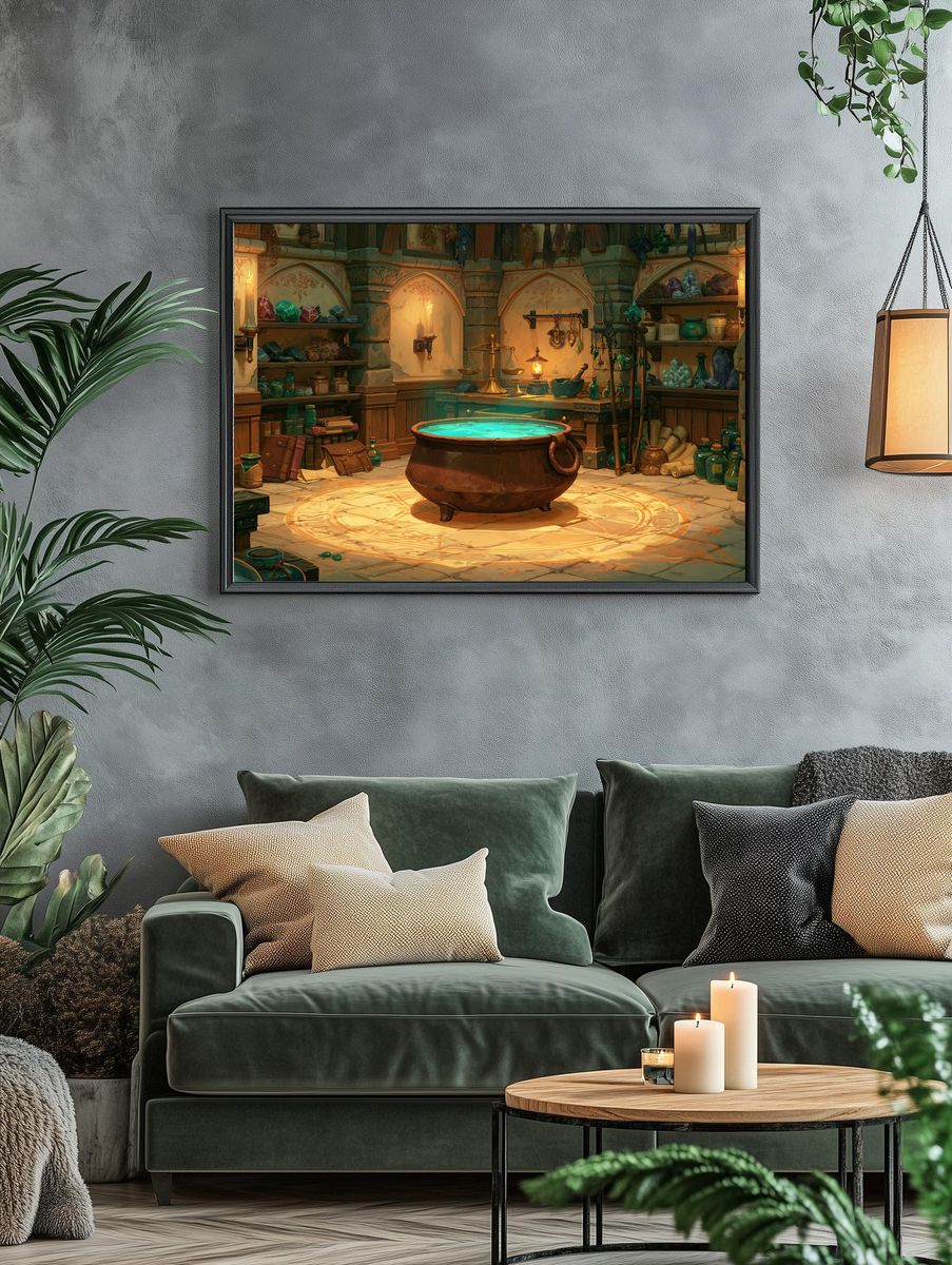 Enchanted Alchemy Workshop Poster. — room view 4