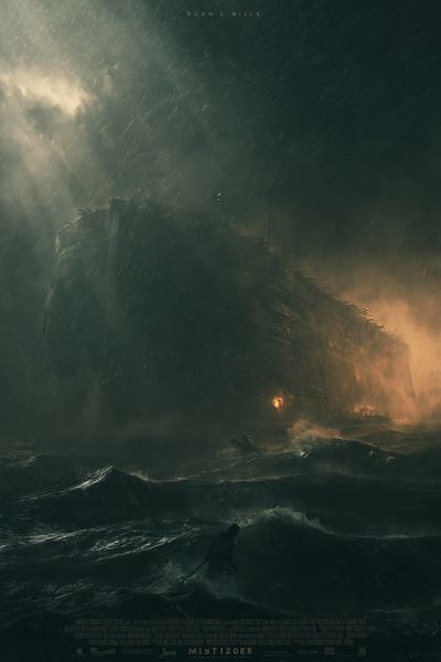 Noah's Ark Storm Scene Poster.