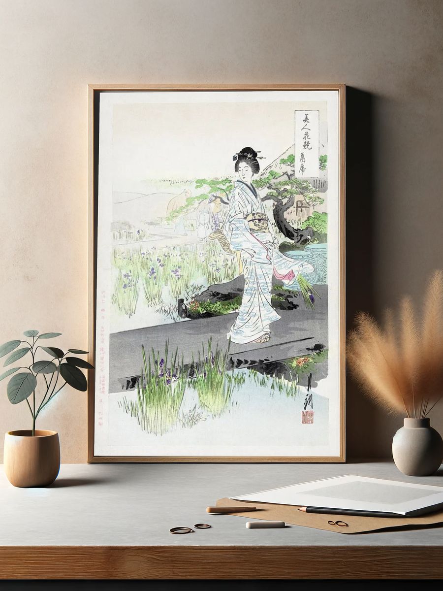 Iris Garden (1887–1896) print high. — room view 2