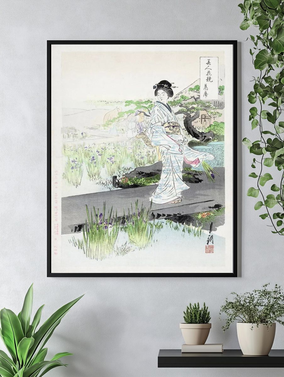 Iris Garden (1887–1896) print high. — room view 4