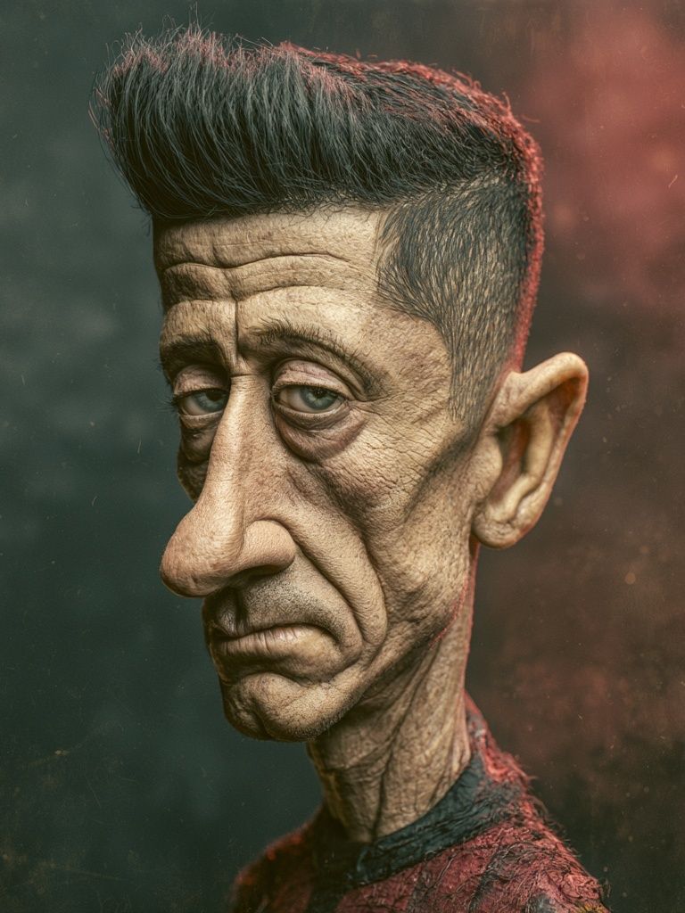 Surreal Portrait Illustration Poster. poster — illustration art