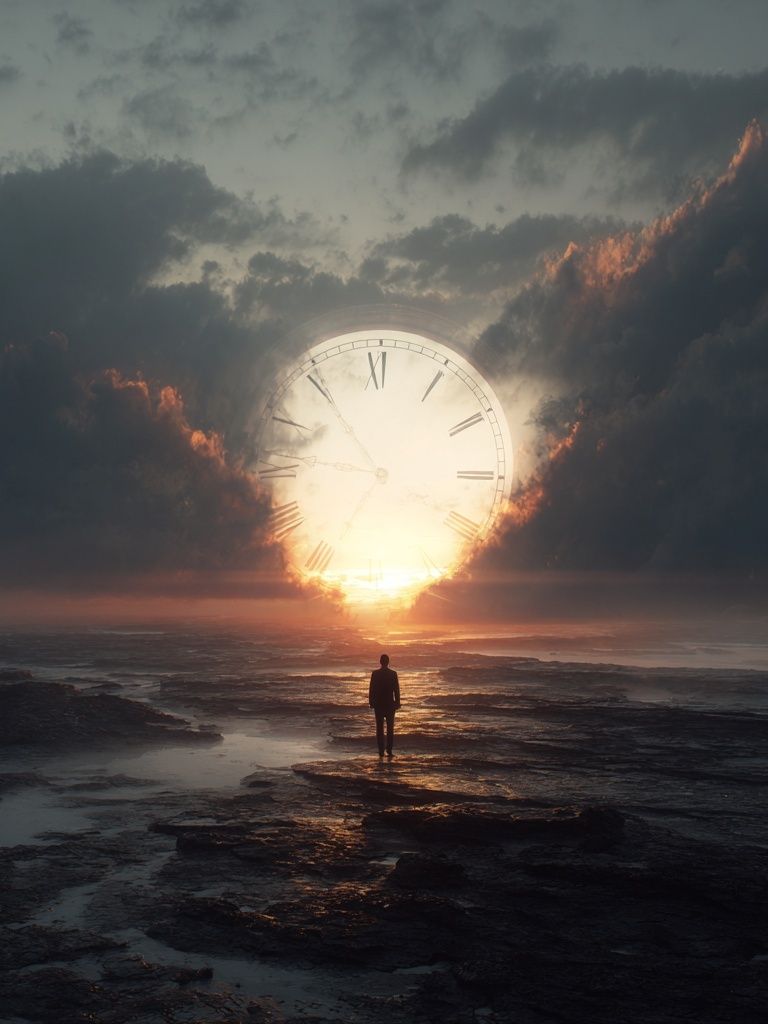 Surreal Time Horizon Print. poster detail
