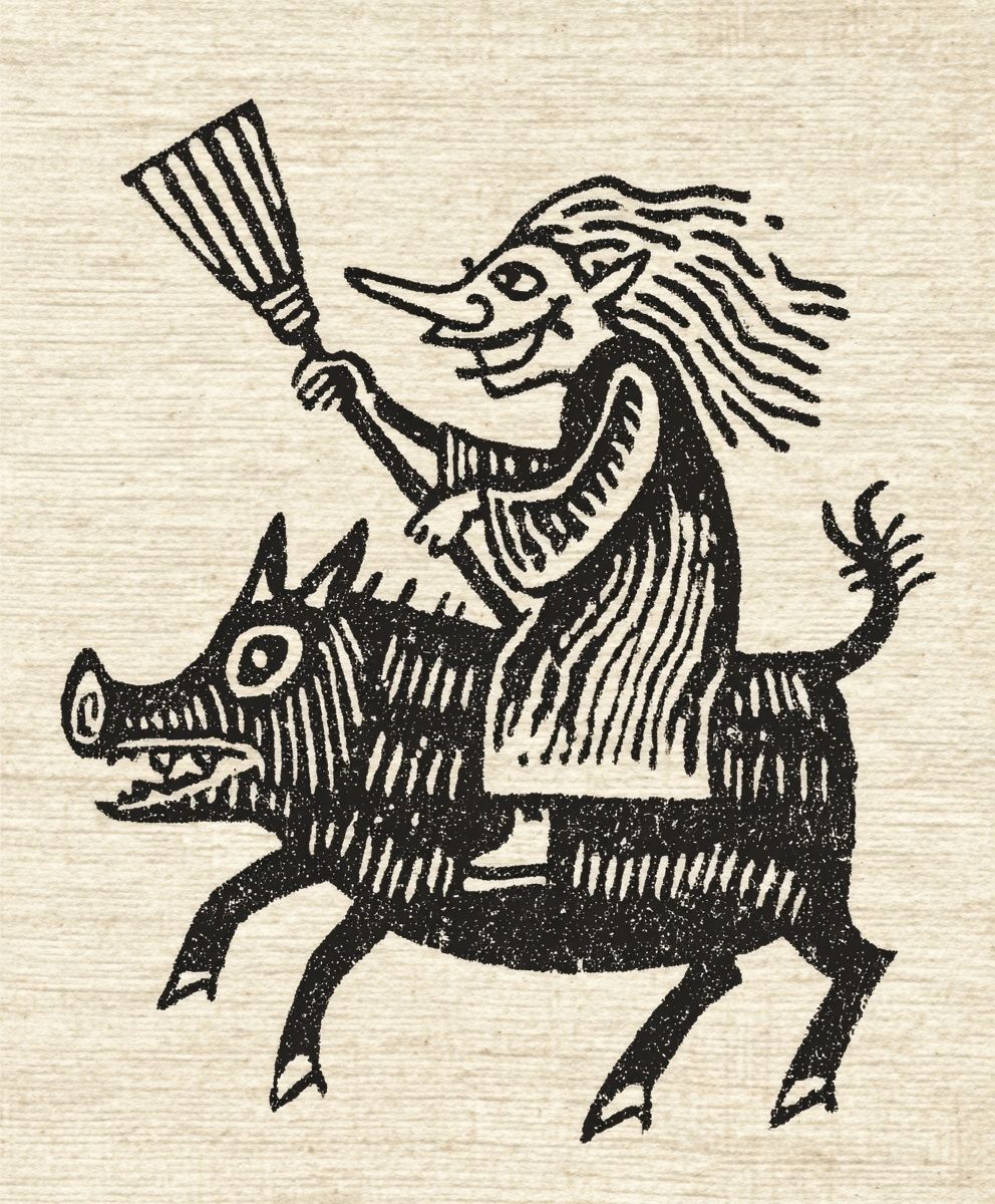 Folk Rider Illustration Print. poster detail