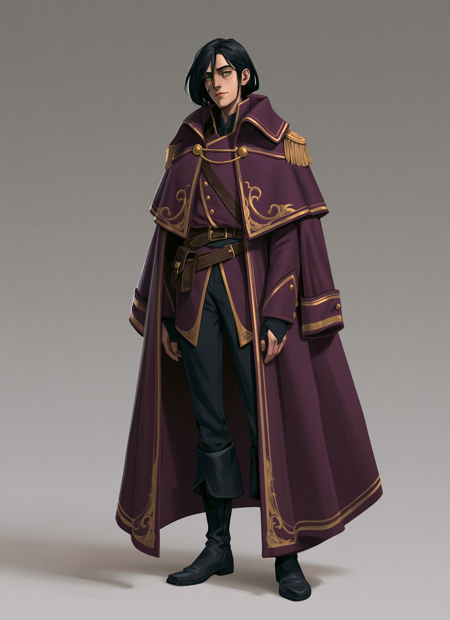 Fantasy Character Illustration Poster. poster — illustration art
