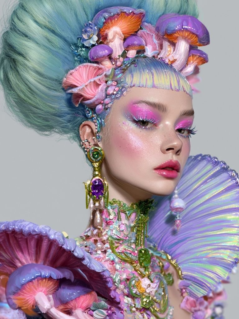 Fantasy Portrait Illustration Poster. poster — illustration art