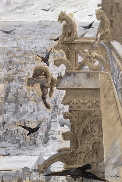 Notre-Dame de Paris (1881) drawing.