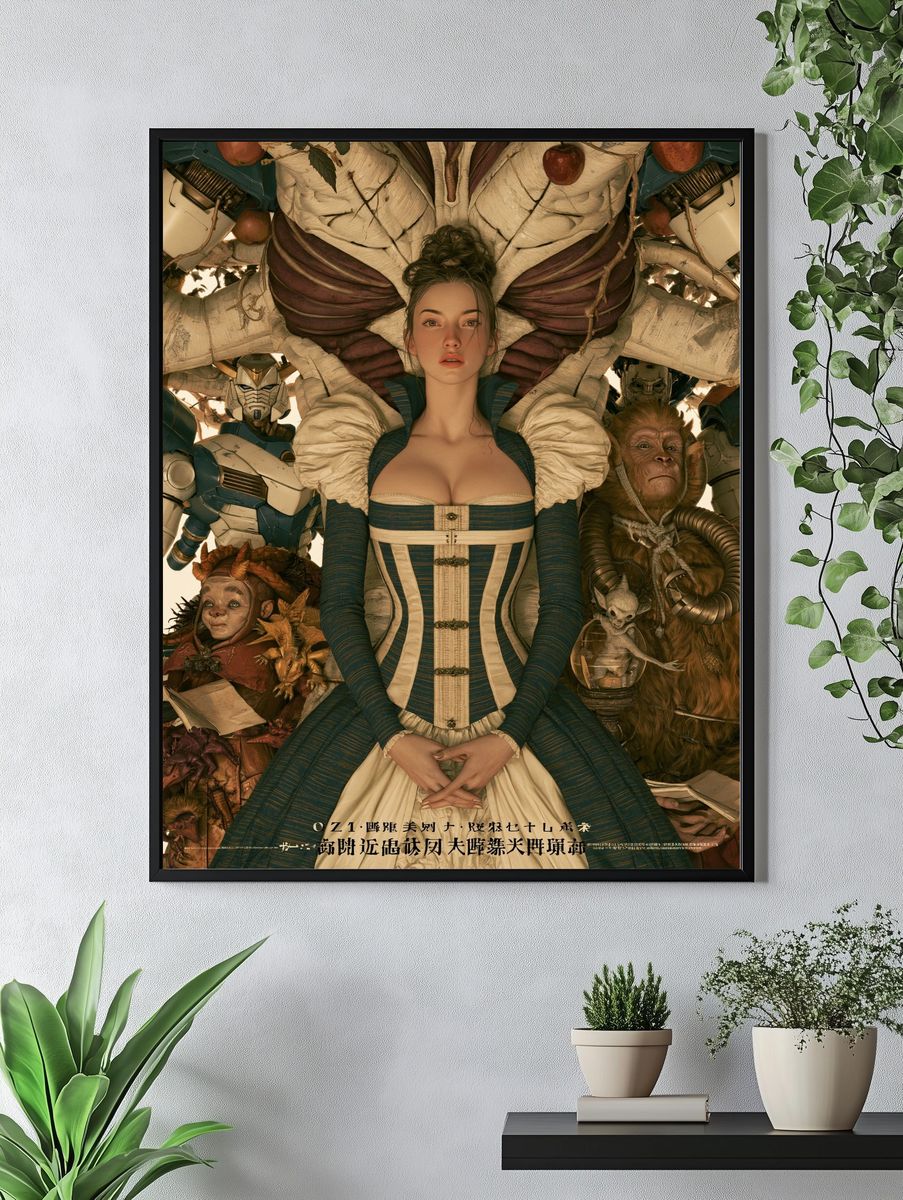 Surreal Fantasy Court Poster. — room view 4