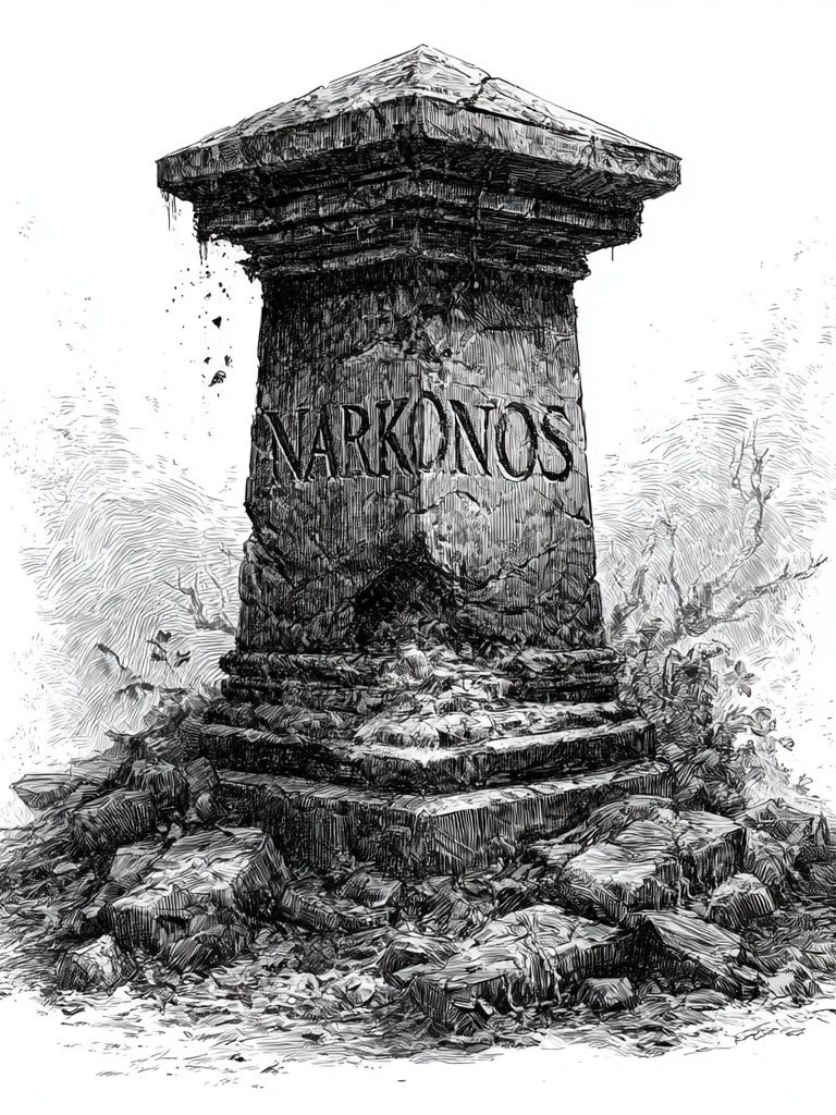Narkonos Stone Monument Print. poster detail