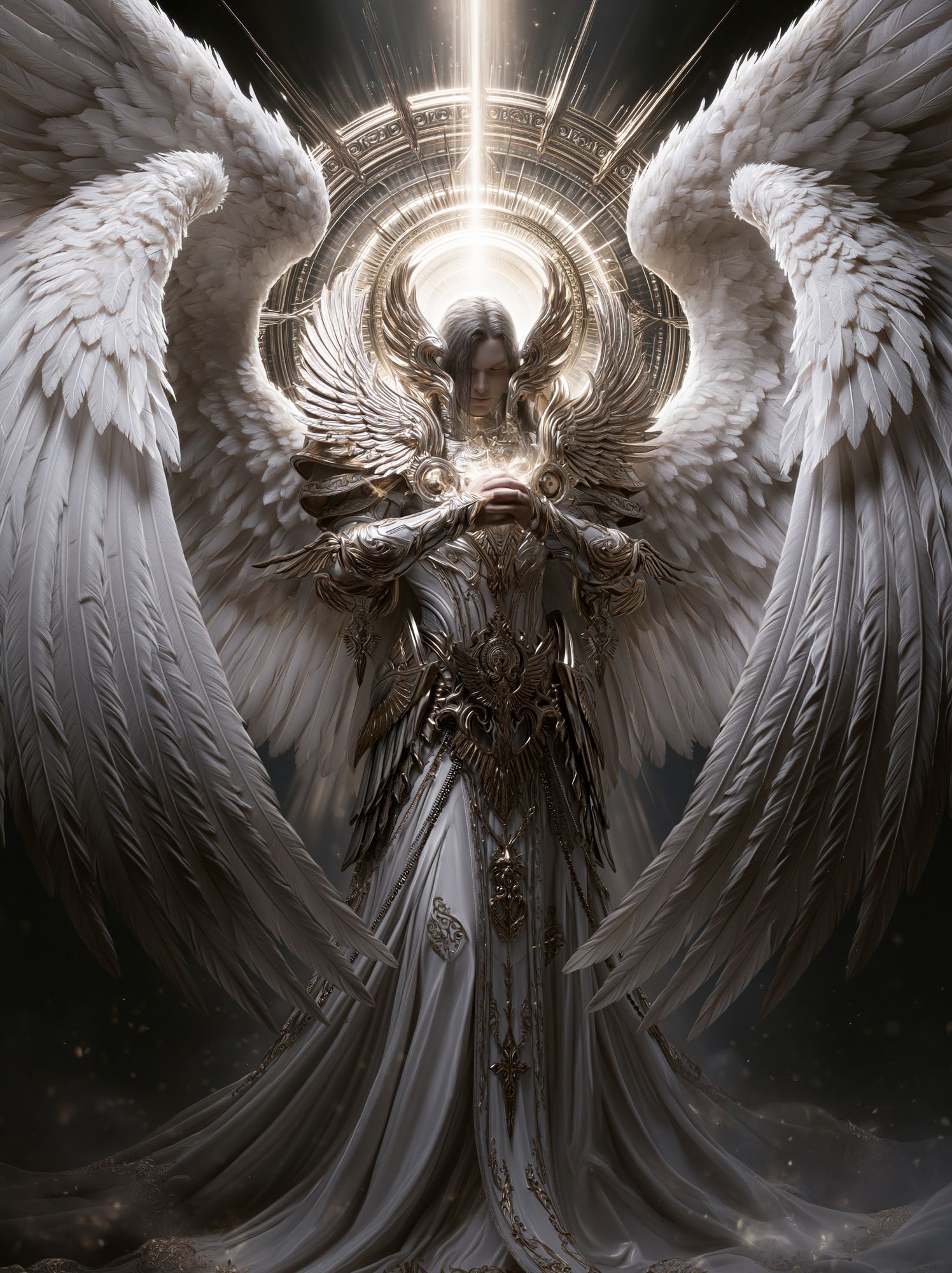 Celestial Angel Fantasy Print. poster detail
