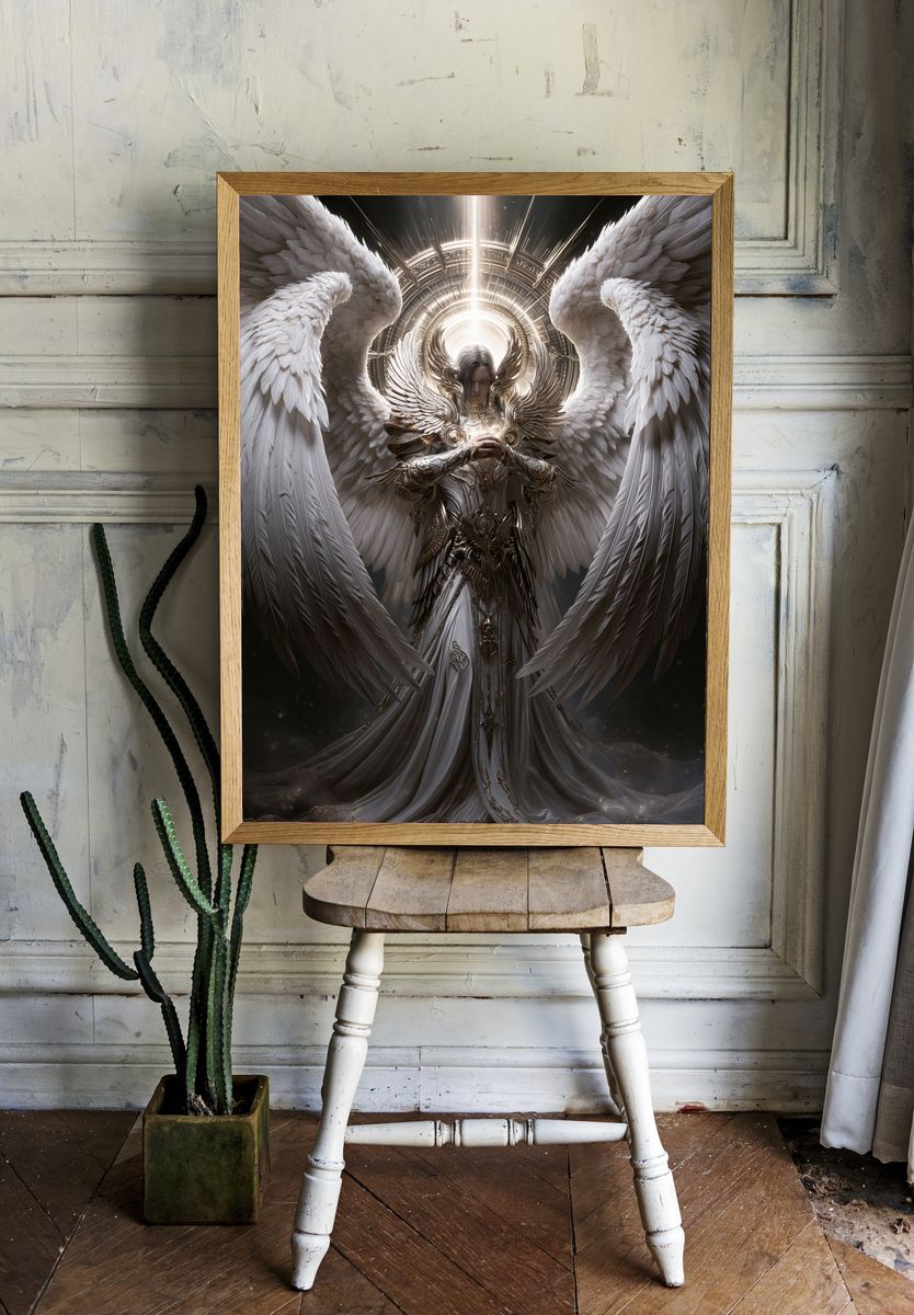 Celestial Angel Fantasy Print. — room view 1