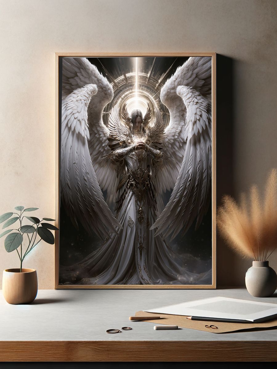 Celestial Angel Fantasy Print. — room view 2