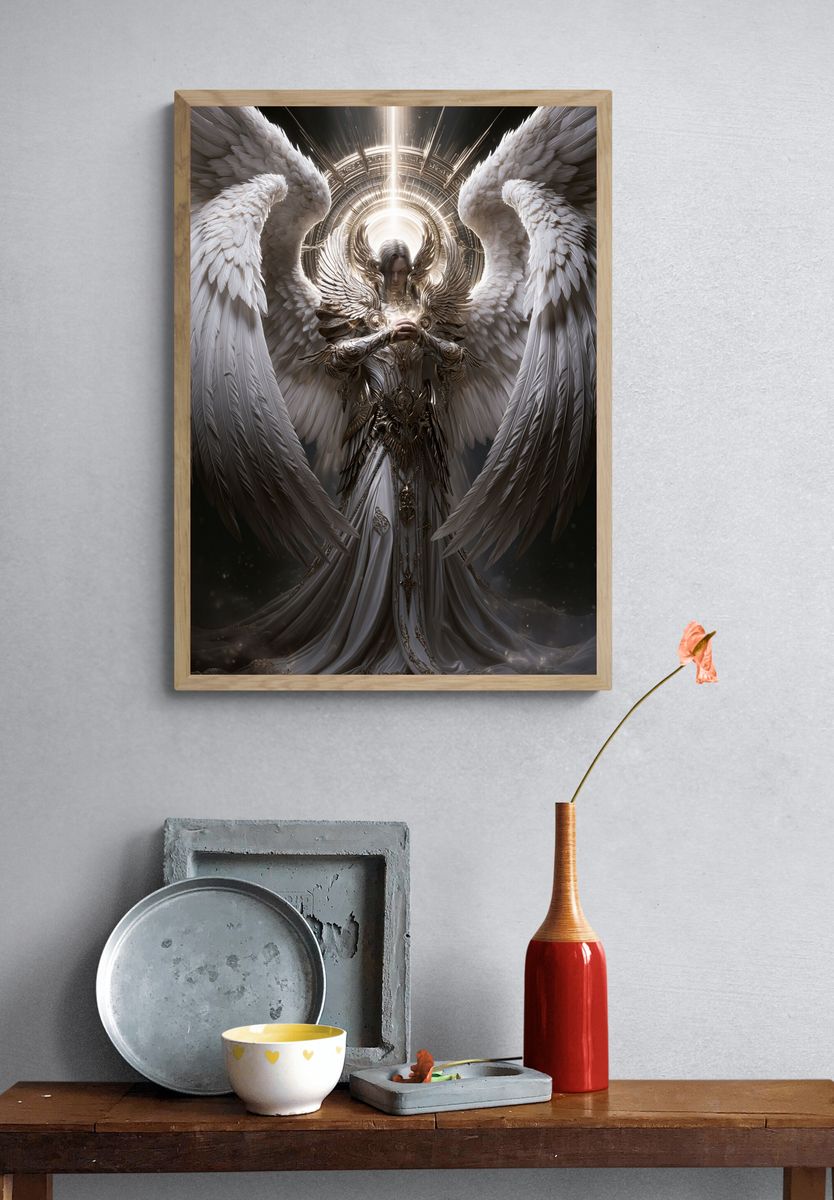 Celestial Angel Fantasy Print. — room view 3
