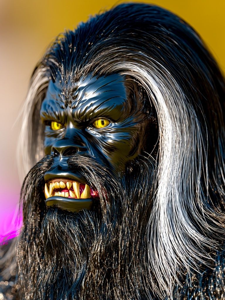 Werewolf Portrait Illustration Poster. poster detail