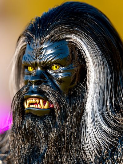 Werewolf Portrait Illustration Poster. poster
