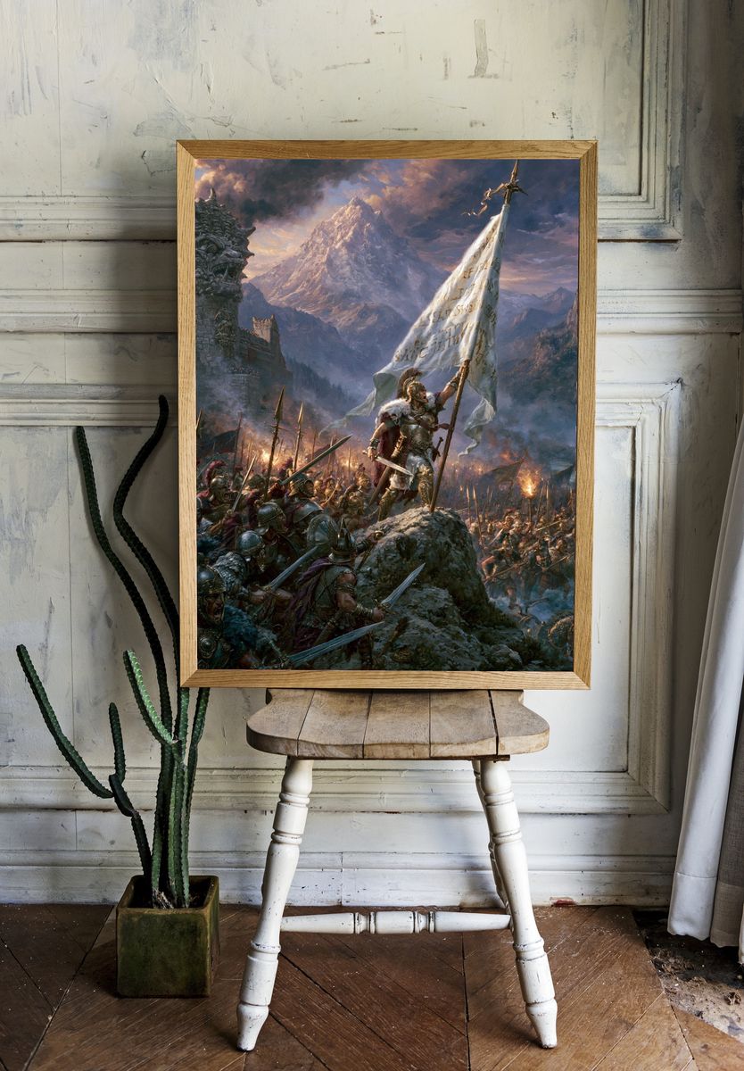 Epic Battle Fantasy Print. — room view 1