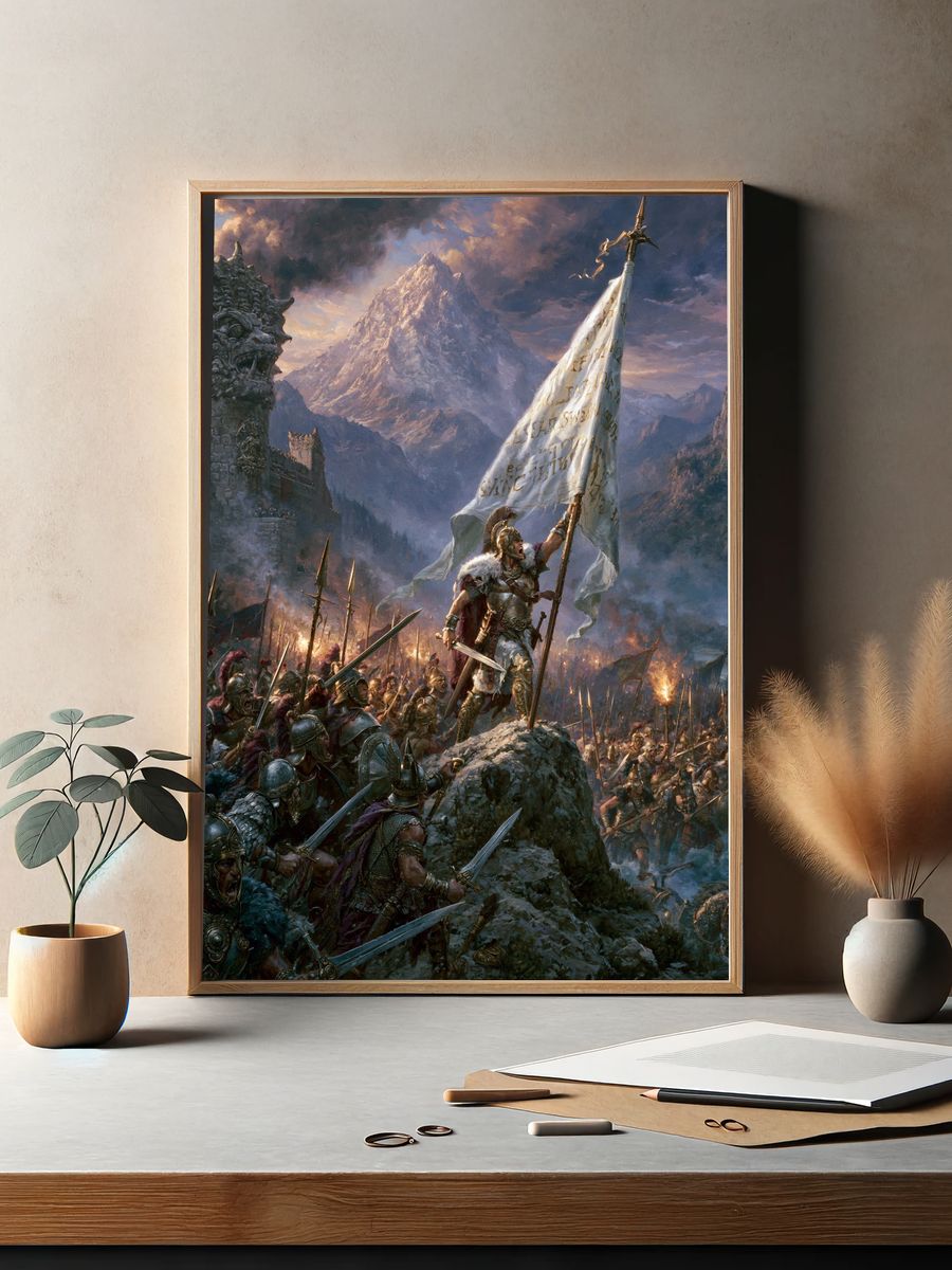 Epic Battle Fantasy Print. — room view 2