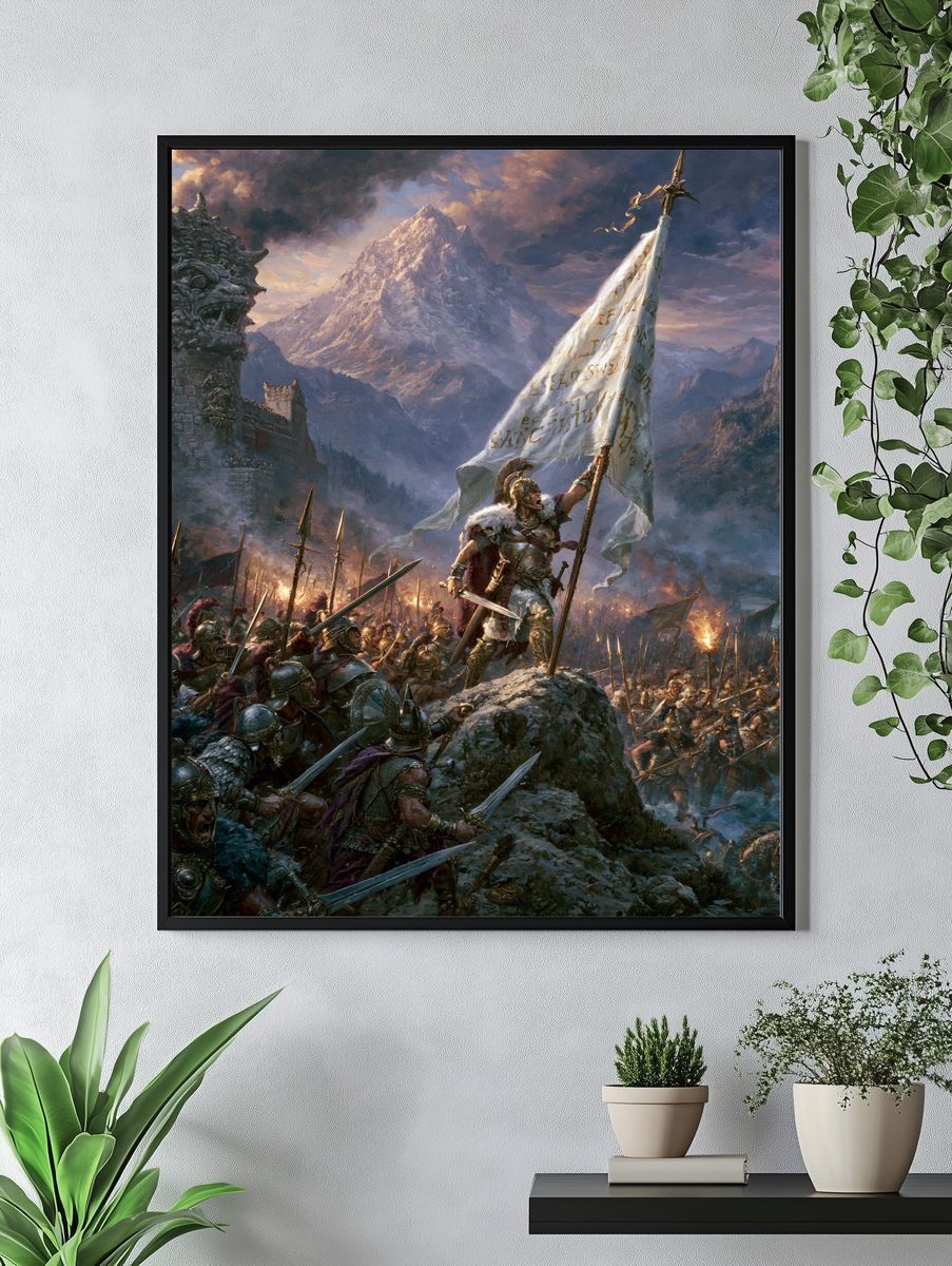 Epic Battle Fantasy Print. — room view 4