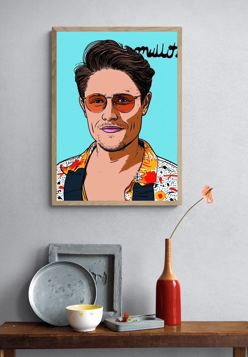 Stylized Portrait Poster. — room view 3