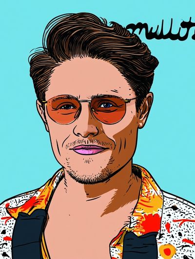 Stylized Portrait Poster. poster
