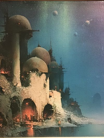 Sci-Fi Cityscape — Fine-Art Print.