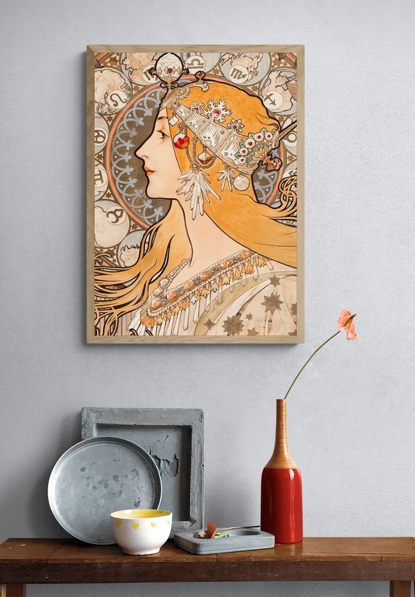 Vintage mobile wallpaper, iPhone background. — room view 3