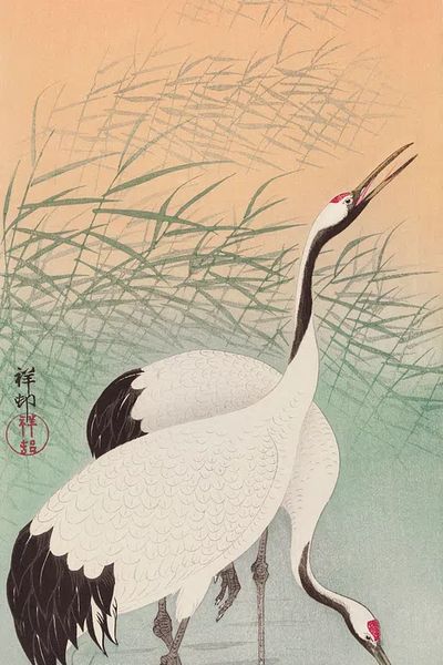 Two cranes (1925 - 1936). poster