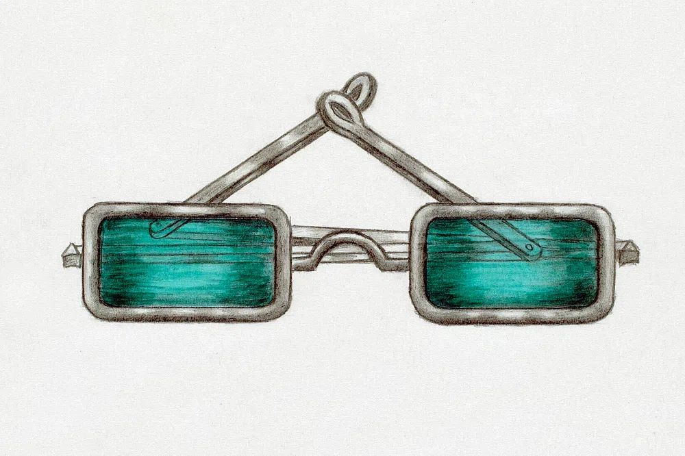Spectacles Green Lenses (c. 1936). poster — illustration art