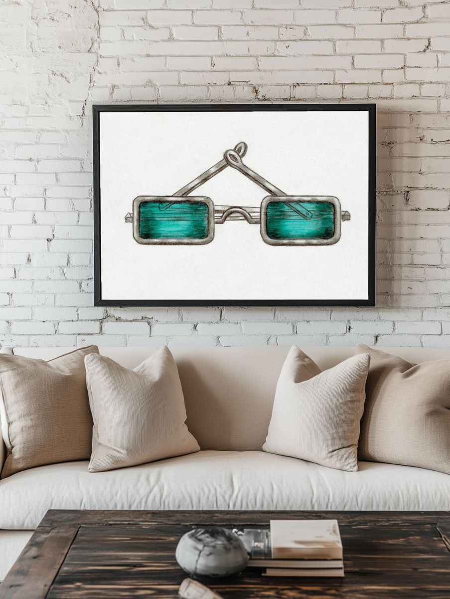 Spectacles Green Lenses (c. 1936). — room view 1
