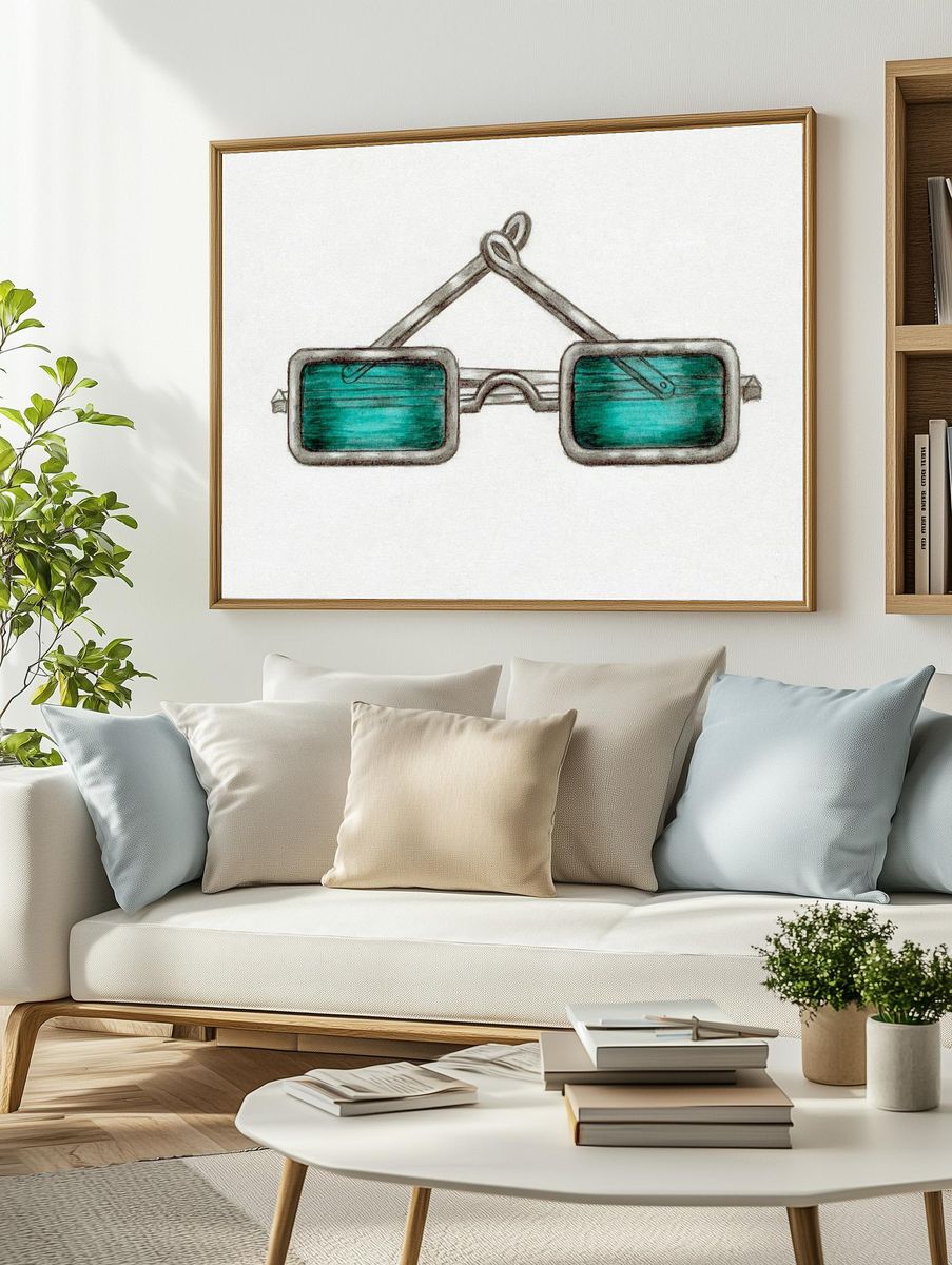 Spectacles Green Lenses (c. 1936). — room view 2