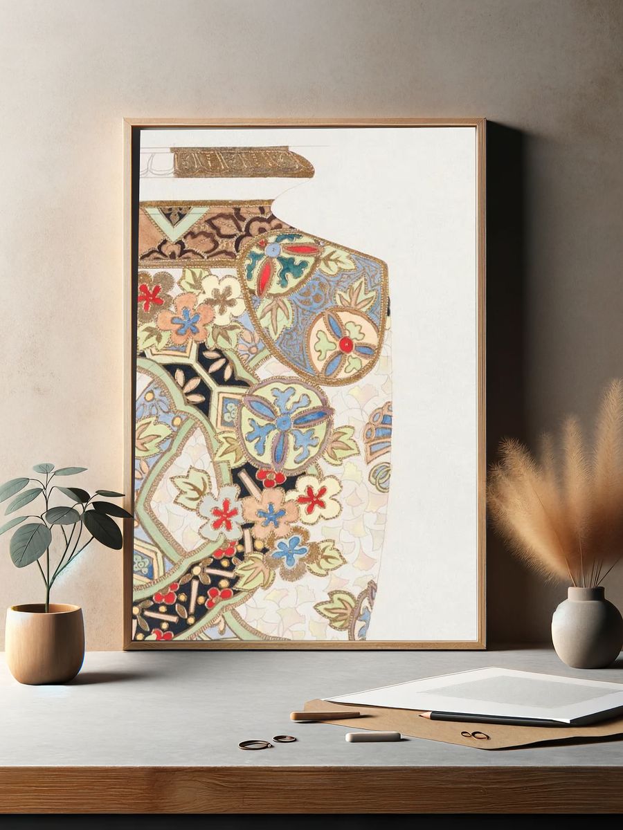 Design Jar (1880-1910) painting high. — room view 2