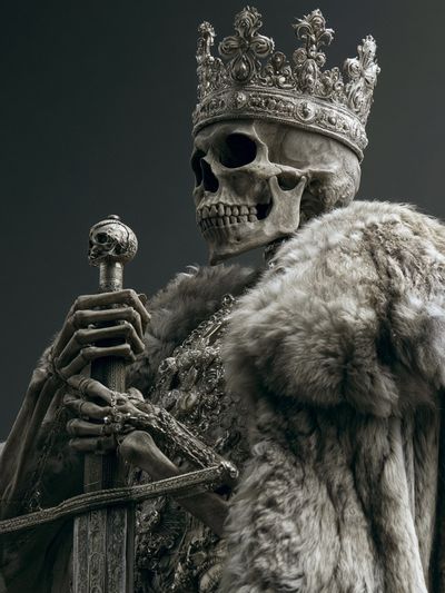 Skeleton King — Dark Fantasy Print.