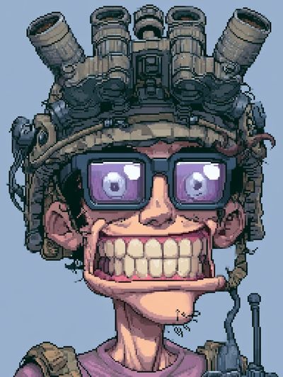 Egyptian Warrior Illustration Poster.