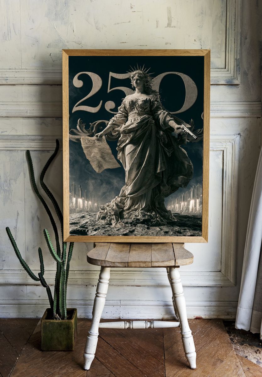 Liberty 250 Sci-Fi Poster. — room view 1