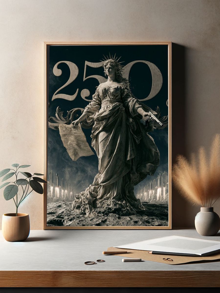 Liberty 250 Sci-Fi Poster. — room view 2