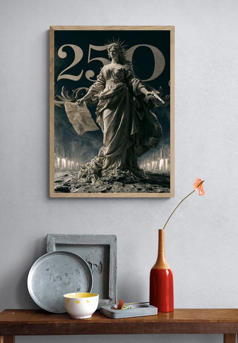 Liberty 250 Sci-Fi Poster. — room view 3