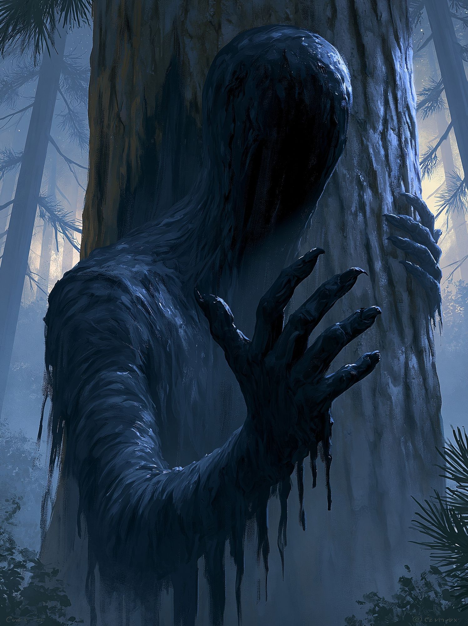 Forest Wraith Digital Art Poster. poster — illustration art