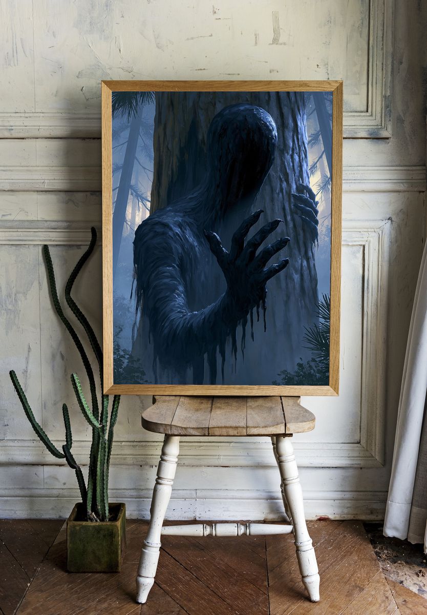 Forest Wraith Digital Art Poster. — room view 1