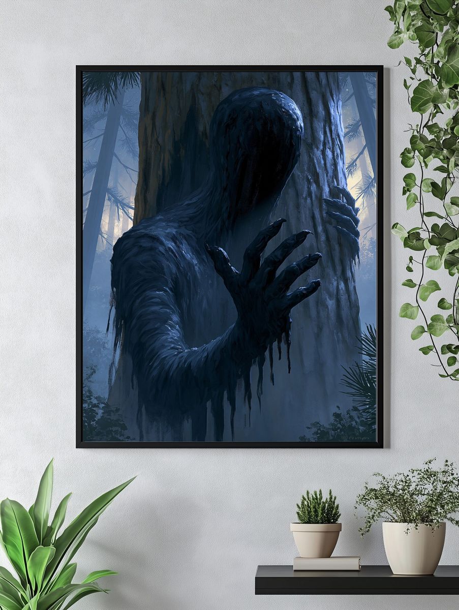 Forest Wraith Digital Art Poster. — room view 4