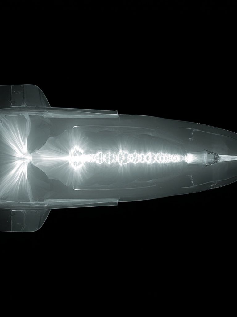X-Ray Bullet Illustration Poster. poster detail
