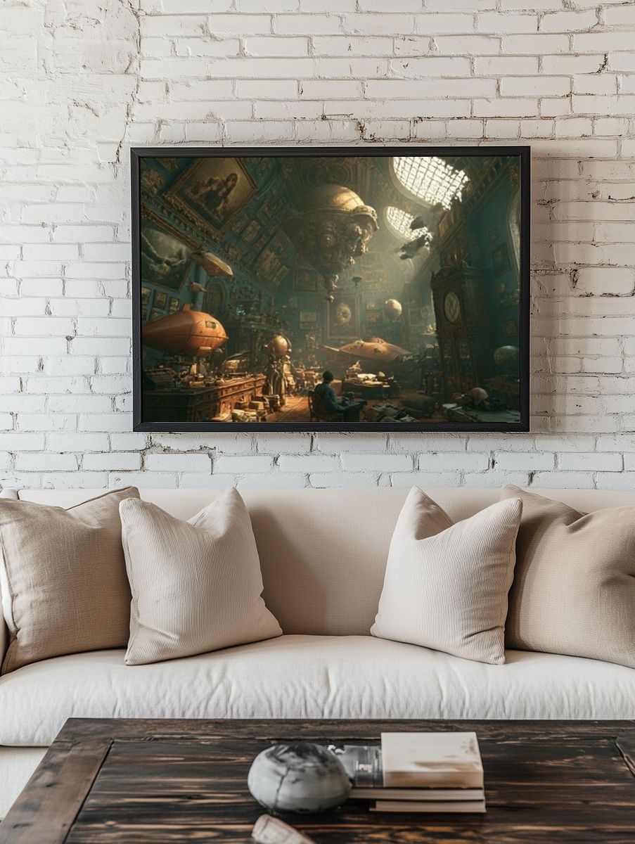 Surreal Museum of Wonders Poster. — room view 1