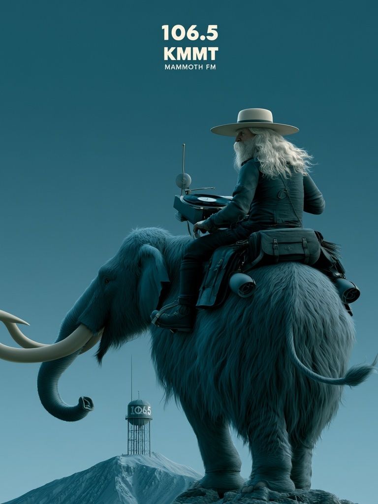 Mammoth FM Surreal Illustration Poster. poster — illustration art