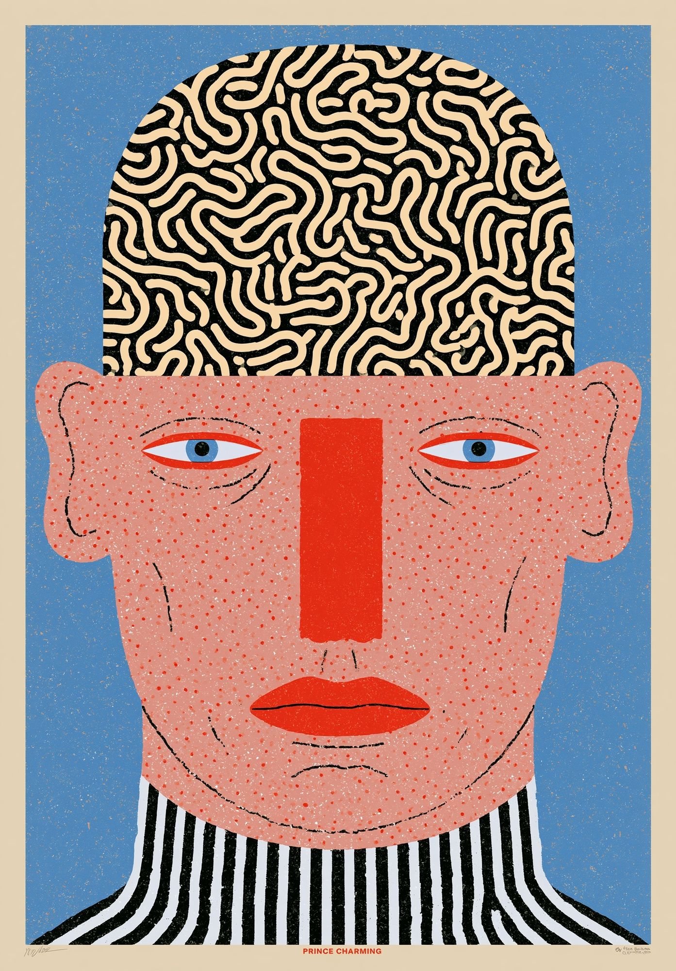 Prince Charming Illustration Poster. poster detail