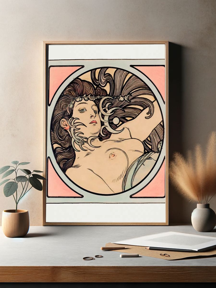 Stained glass window facade Fouquet. — room view 2