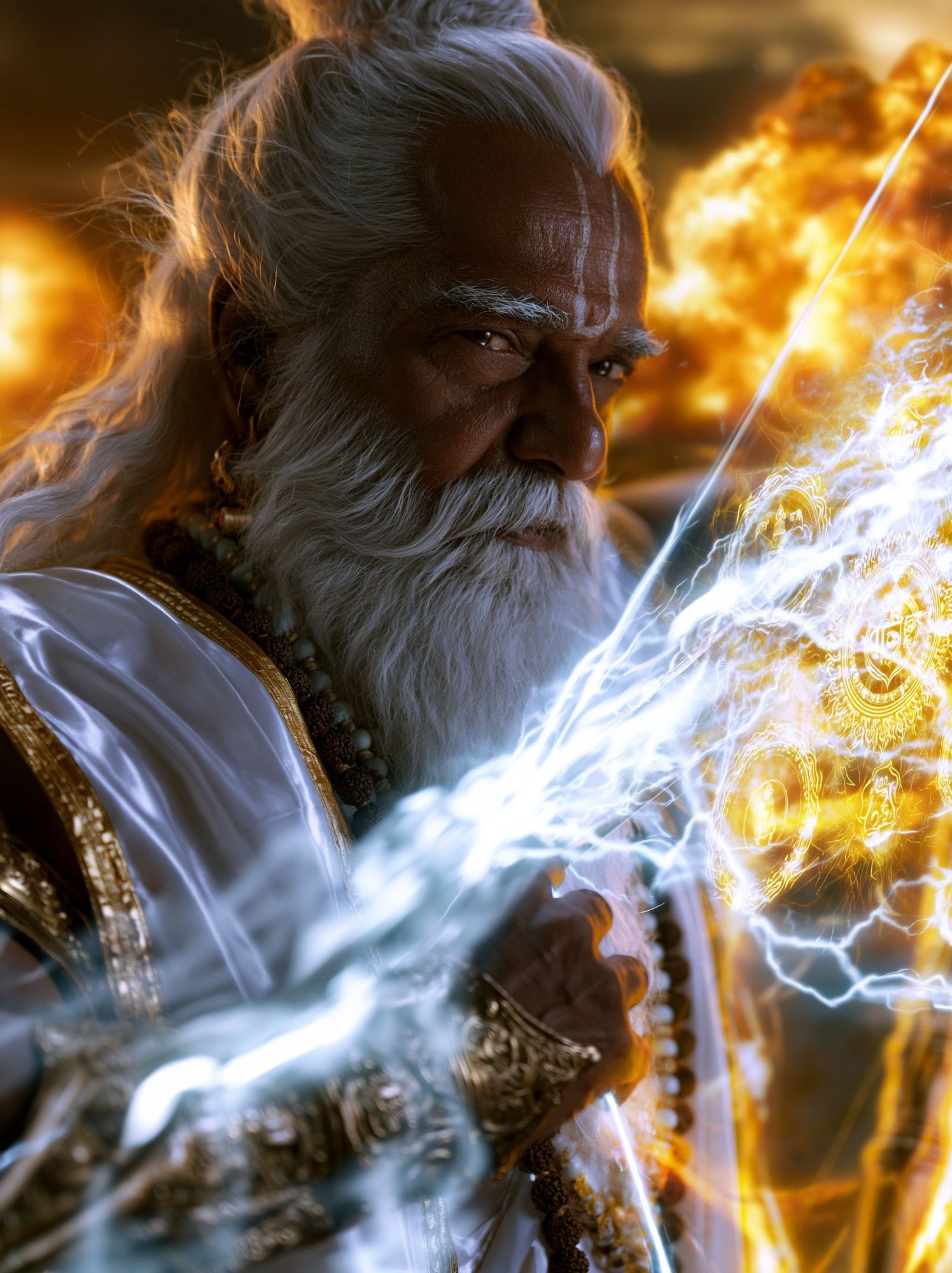 Mystic Elder Portrait Print. poster — illustration art